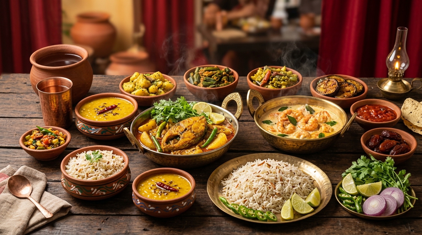 Topshe Restaurant — Bengali culinary specials and online reservation banner